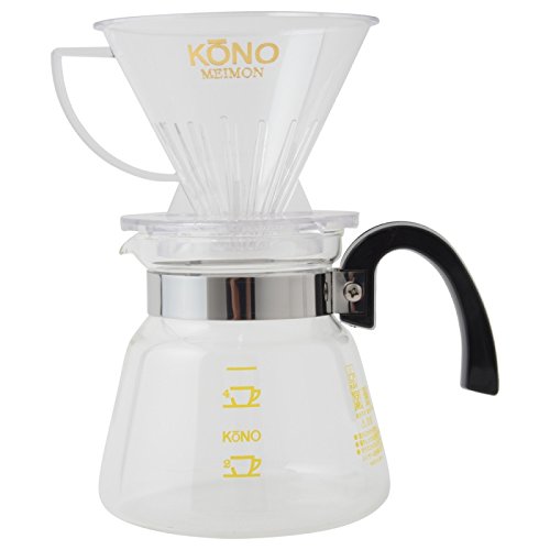 Amazon｜KONO 名門4人用 ドリッパーセット クリア MD40｜ドリッパー
